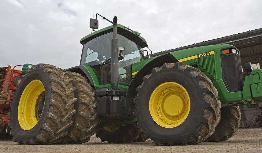 Twinned Maxi Traction tyres