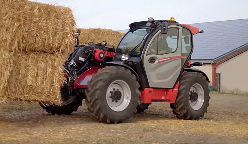 The use of a telescopic loader is essential on a farm