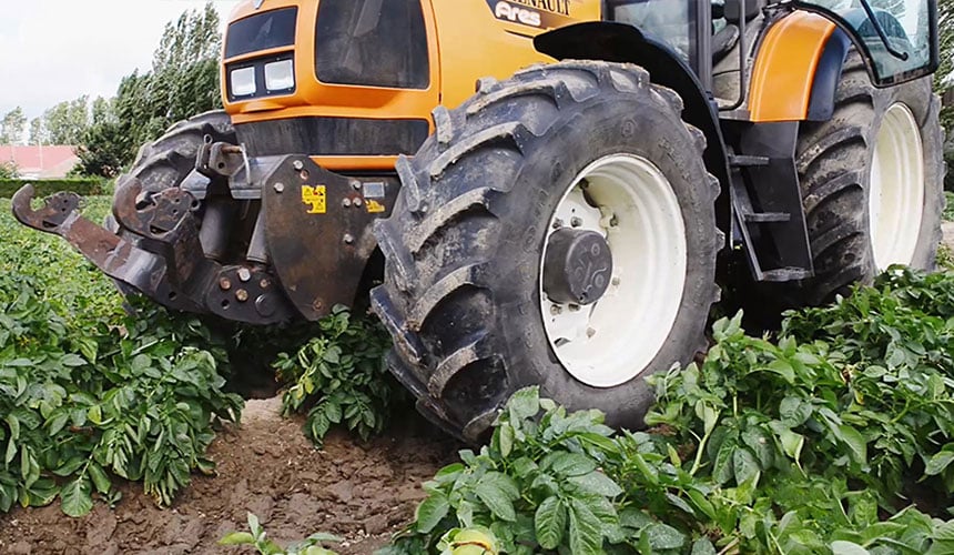 Performer 85 tyre, well suited to vegetable farming