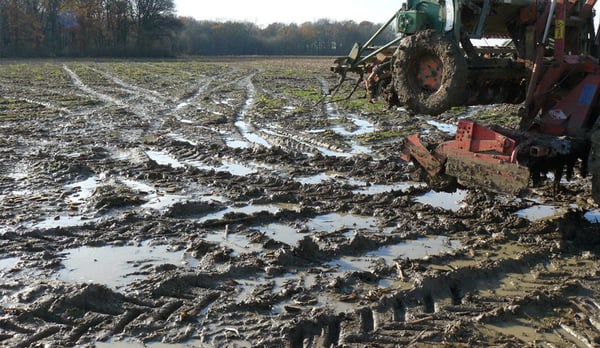 How to manage excess water on the ground