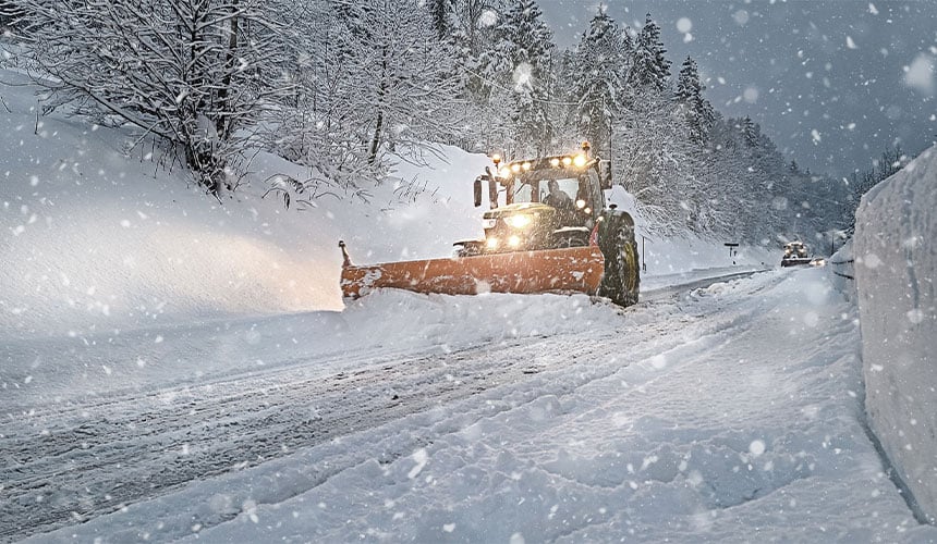 Snow clearing is risky for tyres
