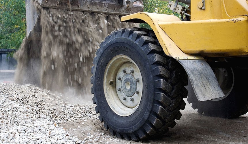 Duraforce Utility tyres used for civil engineering work