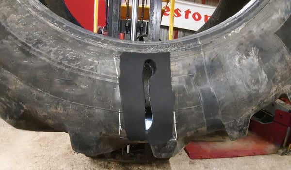 Hot or cold repairs for damage to my agricultural tyres