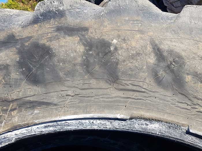 Irreparable damage after driving with a flat tyre