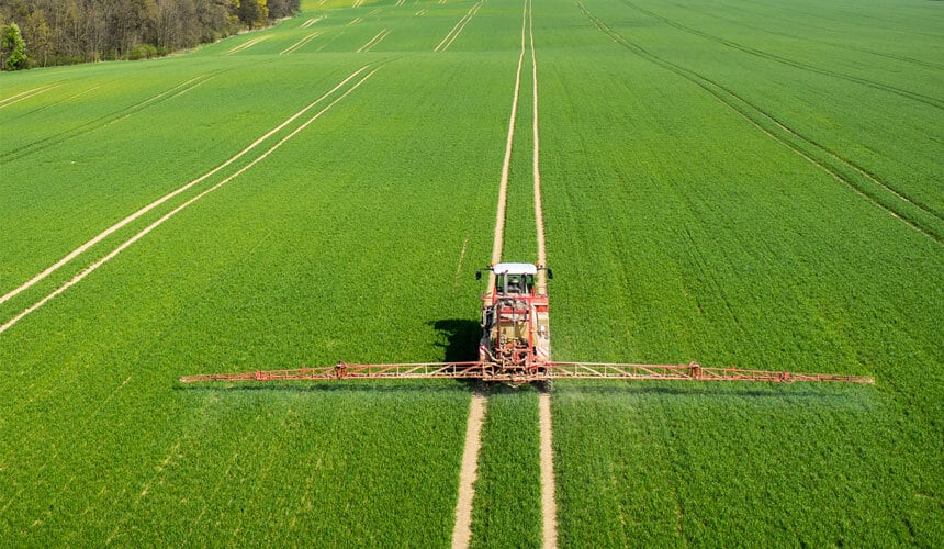 Wider tyres to treat a large surface area