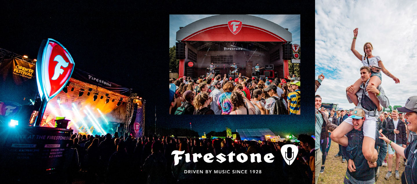 Firestone, driven by music since 1928