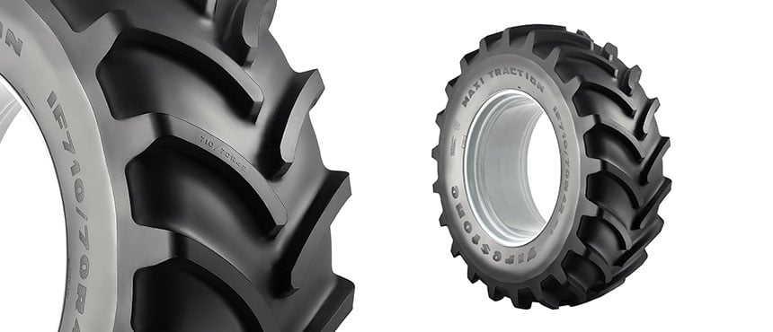 Firestone’s Maxi Traction agricultural tyre