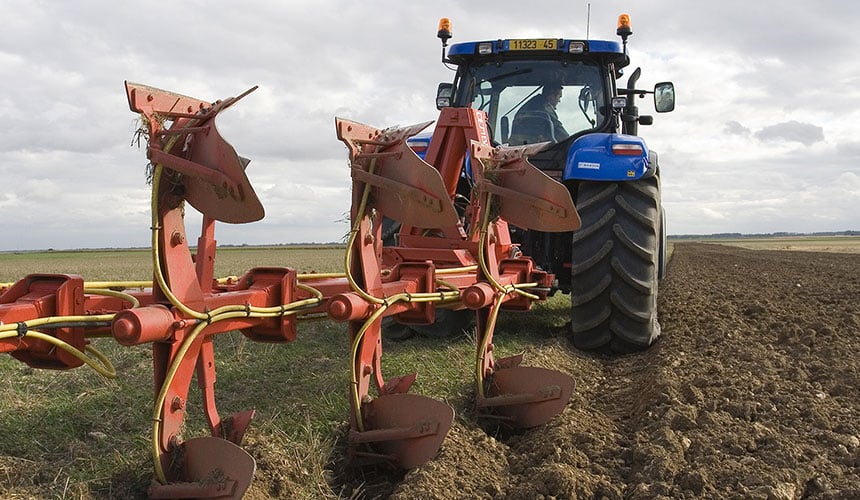 Optimise the tractive force of my agricultural tyres 