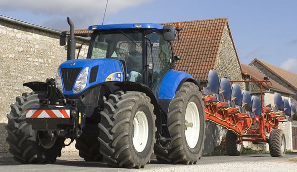 Increase tyre size to pull bigger implements