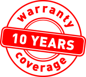 10 year warranty