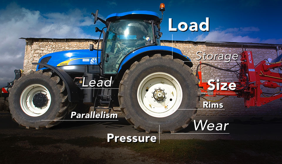 Vital technical points for agricultural tyres